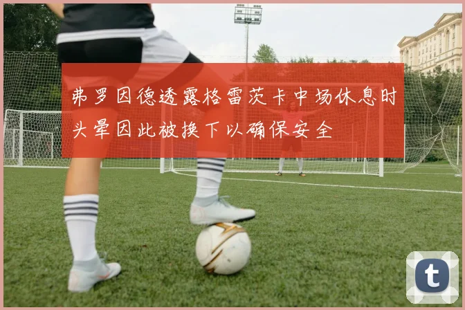 弗罗因德透露格雷茨卡中场休息时头晕因此被换下以确保安全